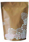 Stand Up Kraft Paper Coffee Packaging Bag dengan Pattern Pattern