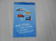 Ldpe Printed Grip Seal Bags Biru Dengan Kartun Kecil Untuk Mainan Anak