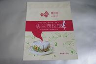 Stand Up Moisture Proof Tea Bags Packaging Dengan Top Zipper Dan Tear Notch