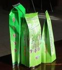 Moisture Proof Side Gusset Tea Bags Kemasan Dengan Tear Notch, Green