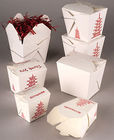 Kemasan Kotak Kertas Putih Untuk Makanan Saat Perjalanan, Kotak Kertas Paket Mie