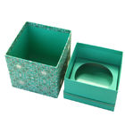 Kemasan Kotak Kertas Kado Buatan Tangan Mewah yang Disesuaikan, Kotak Perhiasan Kertas Lipat Biru