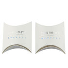 Matte White Pillow Box Hair Extension Paper Box Dengan Logo Cetak, Layanan Kustom