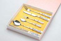 Karton Pink Paper Box Untuk Tableware / Chopsticks Spoon Gift Packaginges Box