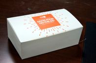 Desain Disesuaikan Berbentuk Kubus Dilipat Kotak Kemasan Karton Untuk Makanan Ringan