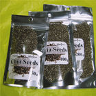 Fashionable Stand Up Kemasan Makanan Ziplock Bag / Side Sealed Chia Seeds Bag