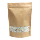 Kemasan Makanan Snach Bag Packaging Zipper Paper Bag Untuk Pepitas / Pine Nut Packaging