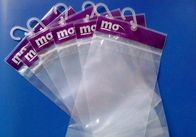 Waterproof Transparan PVC Pothook Kantong Plastik Kemasan Untuk Kaus Kaki Pakaian