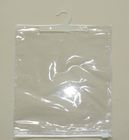 Kemasan Kantong Plastik PE Ziplock Dengan Hook / Underwear Underwear Clear Bag