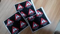 Kustom Self Adhesive Paper Laminated Bahaya / Label Tanda Peringatan Untuk Zat Ilegal