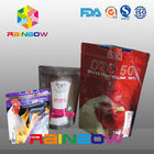 Kantong Makanan Hewan Peliharaan Gravure Printing Dengan Zipper / Re - Sealable Animal Food Bag