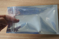 Kemasan kantong Foil yang disesuaikan Tiga sisi disegel aluminium Foil tas kunci Zip
