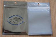 Dapat digunakan kembali tiga sisi disegel kantong Foil kemasan kantong plastik Malar dengan kunci Zip