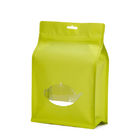 Kantong kertas kraft teh kemasan berdiri kantong plastik kemasan aluminium dengan ziplock