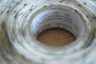 Label Tactile Segitiga PET Kustom Untuk Mengingatkan Buta, Diameter 25mm