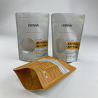 Biodegradable PLA Clear Window Stand Up Pouch 100g 250g 500g Untuk Camilan Kacang Mete
