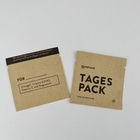 Custom Printing Kantong Kertas Kraft Biodegradable MOPP 3 Side Sealed Bags