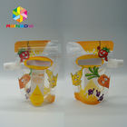 Food grade transparan standup Spout Pouch Packaging untuk menyedot jeli / jus