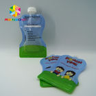 Kemasan kantong makanan yang dapat digunakan kembali / anti bocor kantong makanan bayi dengan ritsleting ganda