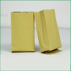 PET VMPET PE Bahan Side Gusset Kraft Paper Bag Untuk Teh / Makanan Kemasan