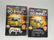 Badak USA Kemasan Pil Seks / Kasus Badak Go Rhino / Kartu 3D Plastik Badak 7