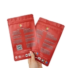 Food Grade Plastic Bag Gusseted Packaging With Clear Front Window Re-sealable Square Ziplock Flat Bottom Mylar Bag