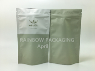 Tas Kertas Kraft Biodegradable Custom Pet Treats Food Eatable Packaging Bags Dengan Jendela dan Ziplock Food Grade