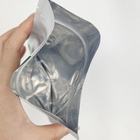 Custom Logo Diterbitkan Makanan Makanan Pengering Pengemasan Kentang Kripik Packing Bag Aluminium Foil Perak Zipper Stand Up Bag