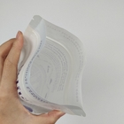 Tas kemasan makanan cetak khusus anti bau Ziplock Kraft Paper Stand Up Bag dengan ritsleting dan jendela