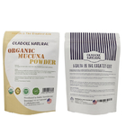 Tas kertas kraft putih anti bau khusus untuk kue kacang makanan bubuk teh makanan hewan peliharaan tas kemasan biodegradable