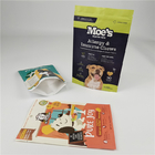 Custom Logo MOQ 100pcs Kantong Kertas Kraft untuk Teh Kue Kue Kacang Makanan Powder Pet Food Packaging Bag