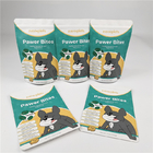 Custom Logo MOQ 100pcs Kantong Kertas Kraft untuk Teh Kue Kue Kacang Makanan Powder Pet Food Packaging Bag