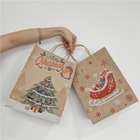 Tas Kertas yang Disesuaikan dengan Tali untuk Hadiah/Pakaian/Belanja Ramah Lingkungan dan Murah