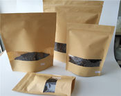 Resealable Zipper Paper Food Bags Kekuatan Tinggi Pencetakan Warna Penuh Untuk Kacang Buah Kering
