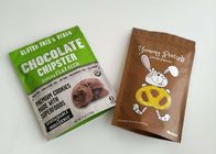 SGS Makanan Vacuum Seal Bags, Stand Up Zipper Pouch Untuk Coffee Chocolate Cookie Teh Protein Powder