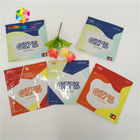 Printed Zipper Resealable Plastic Bag Packaging Cbd Gummy Permen Pouch Glossy Surface