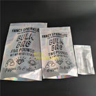 BPA Gratis Pencetakan Gravure Stand Up Foil Pouch Kemasan Masker Wajah Holographic Laser Bag