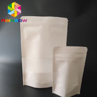 Stand Up Pouch Snack Bag Packaging Ziplock Custom Printing 150 Micron Thickness
