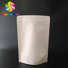 White Kraft Paper Cookies Bags Packaging, Kemasan Foil Bag Matte Surface Finish