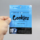 Kustom Herbal Dupa Kemasan 3.5g Cookies Bag Mylar Child Proof Dengan Clear Window