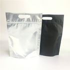 Aluminium Foil Stand Up Pouch Bag Zipper Top Untuk Gelang / Pearlescent Pigment