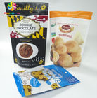 Makanan Snack Bag Packaging Zipper / Euro Hole Untuk Kemasan Kue Kacang 500g