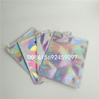 Waterproof Shiny Rainbow Metallic Aluminium Foil Bags Holographic Mailer Jewelry Pac