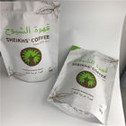 Kualitas tinggi 250g 500g 1 kg stok biodegradable berdiri tas biji kopi dengan katup dan ziplock