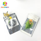 Mylar Smell Proof Stand Up Pouch Packaging Self Seal Plastic Bag Dengan Zipper Ditutup Kembali