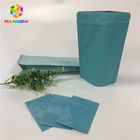 Stand Up Foil Pouch Packaging Tas Custom Aluminium Foil Flat Dengan Ziplock Dapat Digunakan Kembali