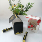 Kotak Jendela Kemasan Kertas Yang Jelas Hot Foil Stamping Logo Dicetak Untuk Kemasan Hadiah / Kosmetik