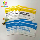 Sterilisasi Microwave Plastik Stand Up Zipper Pouch Bags Untuk Pengumpan / Botol Bayi