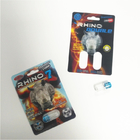 RHINO 69 Male Enhancement Pill Packaging 3d Paket Kartu Lenticular Ramah Lingkungan