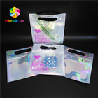 Bikini Garments Plastic Pouch Packaging Hologram Bahan 3d Stand Up Bag Dengan Zipper